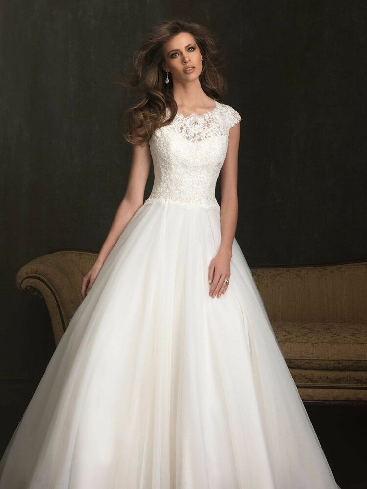 White Wedding Dress
 2015 New White Ivory Lace Tulle Wedding Dress Bridal Gown
