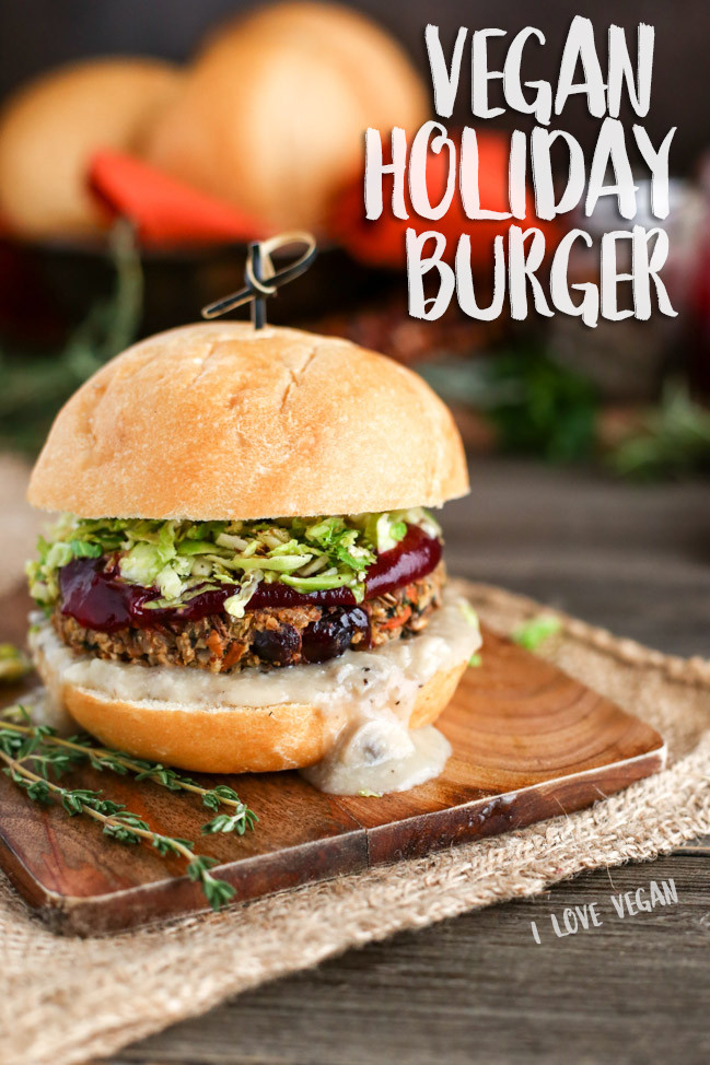 Whole Foods Thanksgiving Dinner Review
 Vegan Holiday Burger I LOVE VEGAN