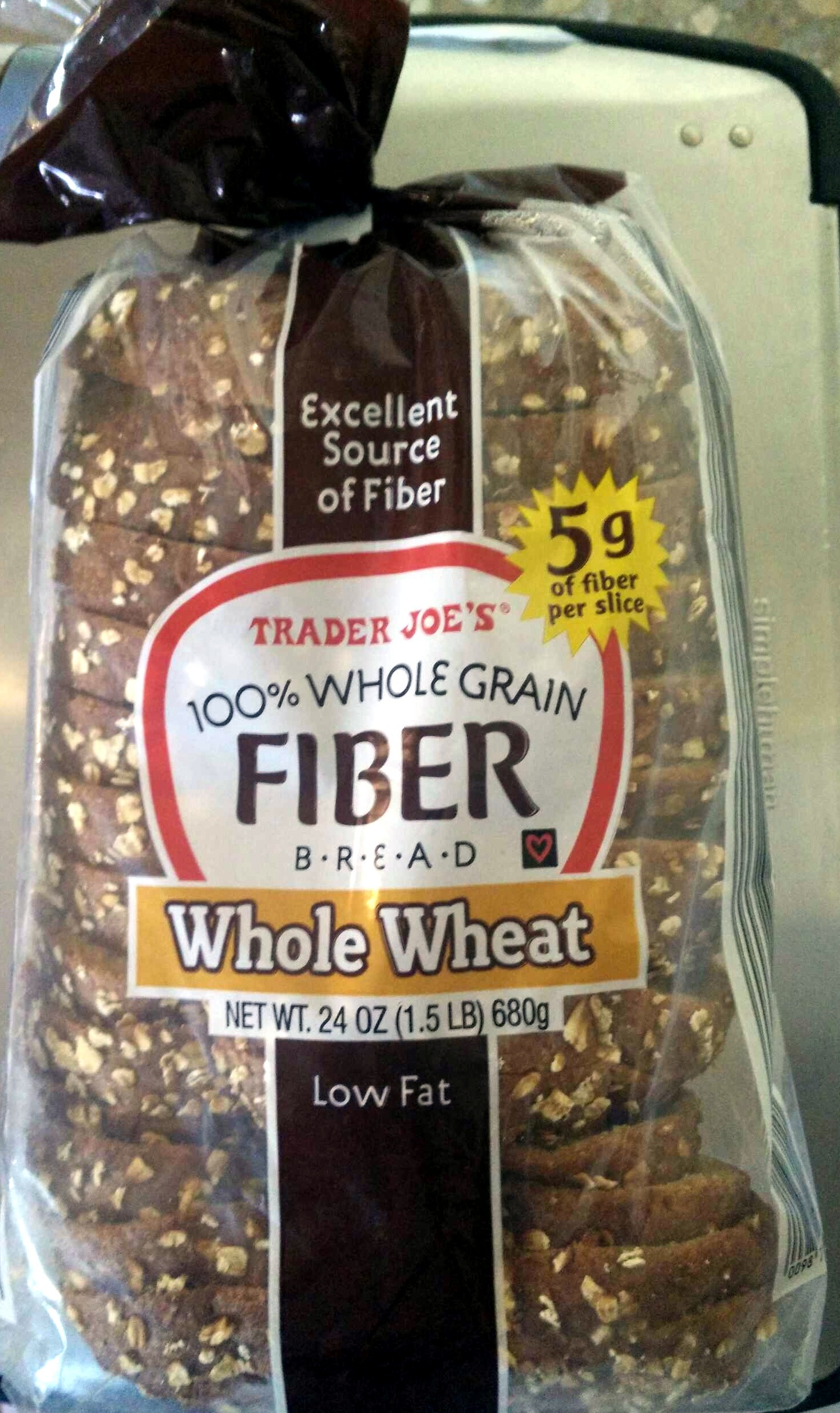 Whole Grain Bread Fiber
 Whole Grain Fiber Bread Trader Joe s 24 OZ 1 5
