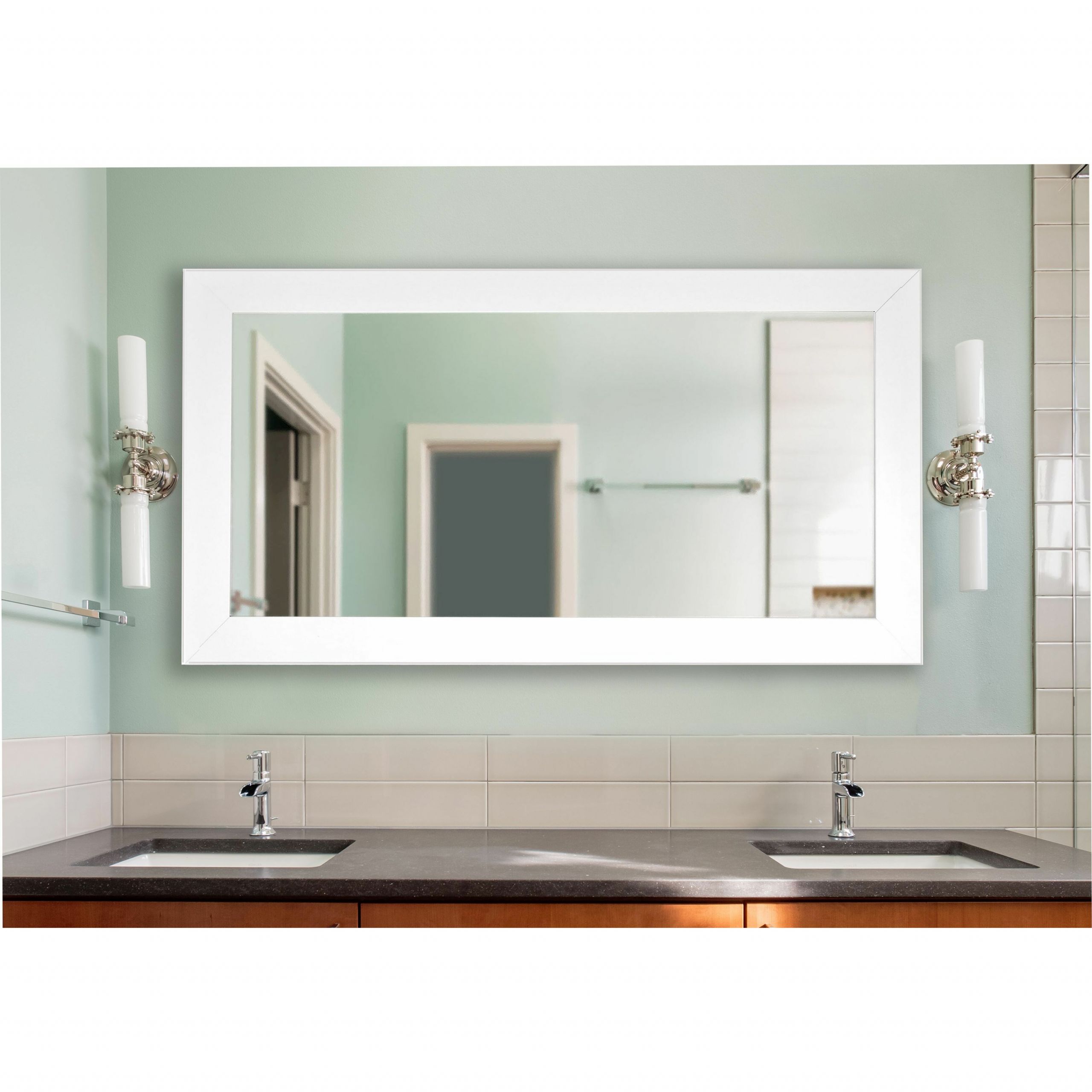 Wide Bathroom Mirror
 Rayne Mirrors Double Wide Vanity Wall Mirror & Reviews