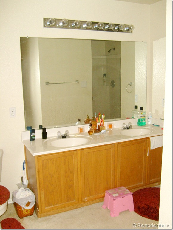 Wide Bathroom Mirror
 Remodelaholic