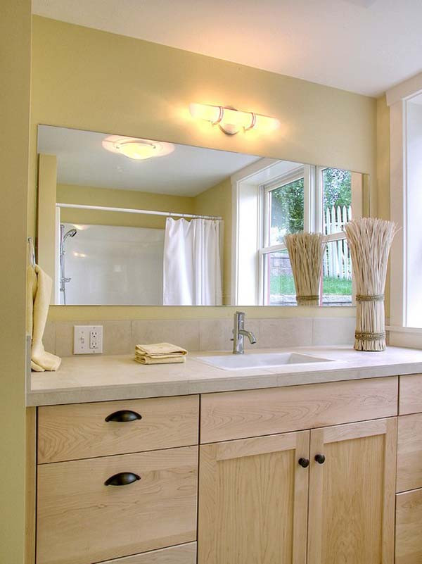 Wide Bathroom Mirror
 Frameless Bathroom Mirrors for Contemporary Style
