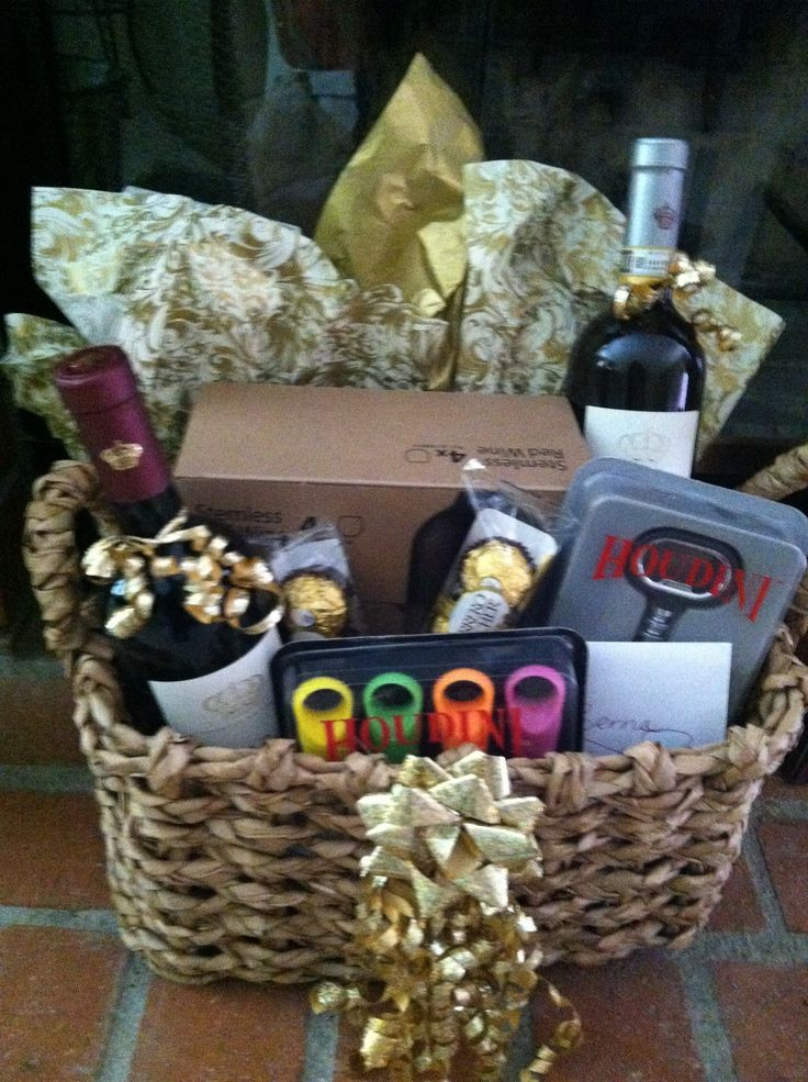 Wine Basket Gift Ideas
 Best 25 Wine baskets ideas on Pinterest