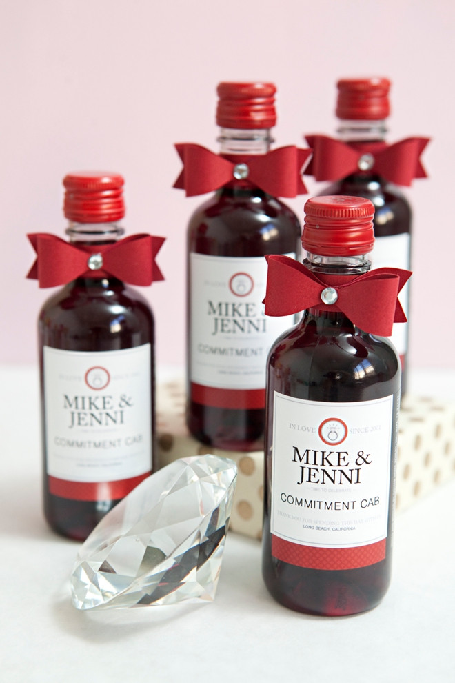 Wine Bottle Wedding Favors
 Learn how to make these chic wine bottle wedding favors