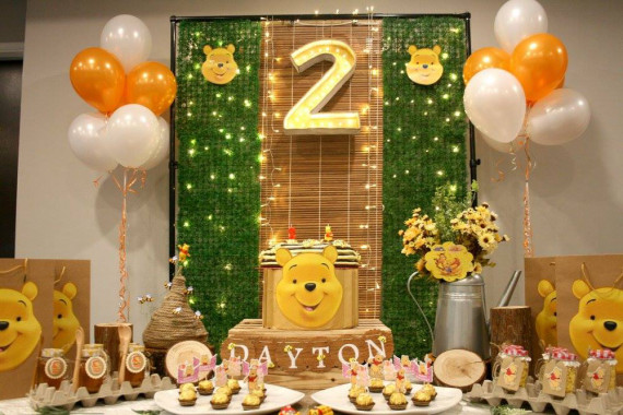 Winnie The Pooh 1st Birthday Decorations
 Winnie The Pooh Bear Birthday Party