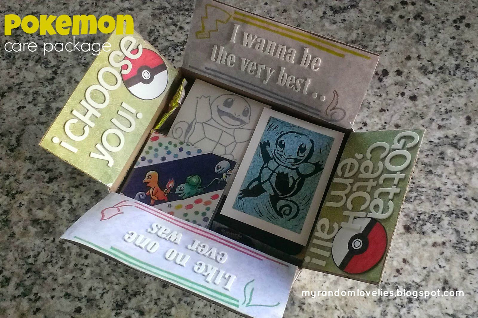 Wisdom Teeth Gift Basket Ideas
 My Random Lovelies Pokemon Care Package