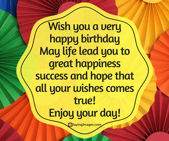 Wishing You A Happy Birthday Quotes
 Happy Birthday Quotes Messages Sms &