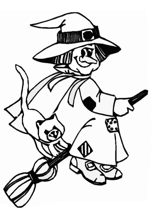 Witch Coloring Pages Printables
 Free Printable Witch Coloring Pages For Kids
