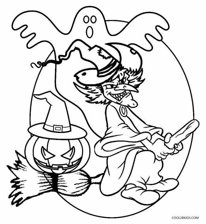 Witch Coloring Pages Printables
 Printable Witch Coloring Pages For Kids