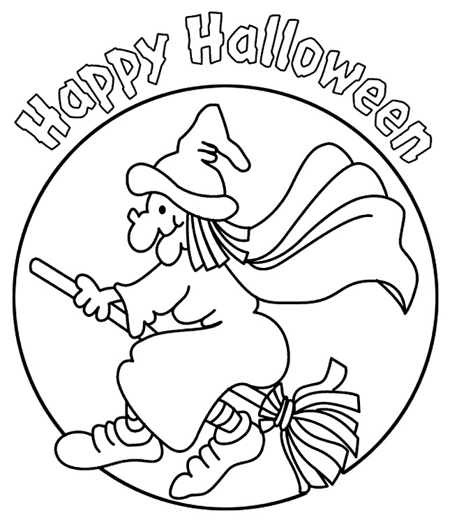 Witch Coloring Pages Printables
 Witch Coloring Page