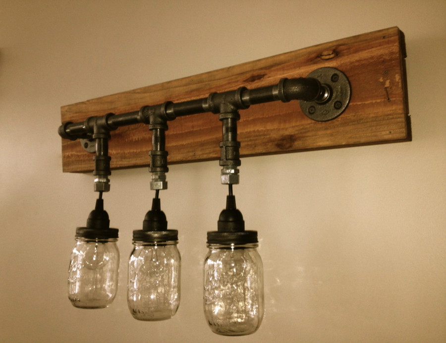 Wood Bathroom Light Fixtures
 Bringing Barnwood into Your Bathroom