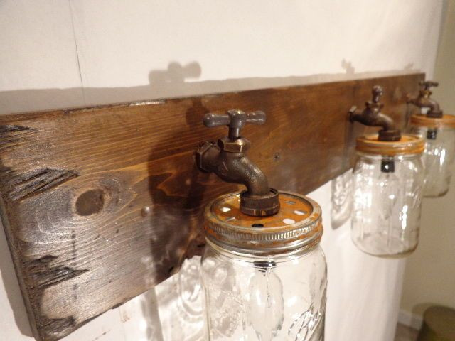 Wood Bathroom Light Fixtures
 Mason Jar Vanity Light Fixture Country Primitive Rustic