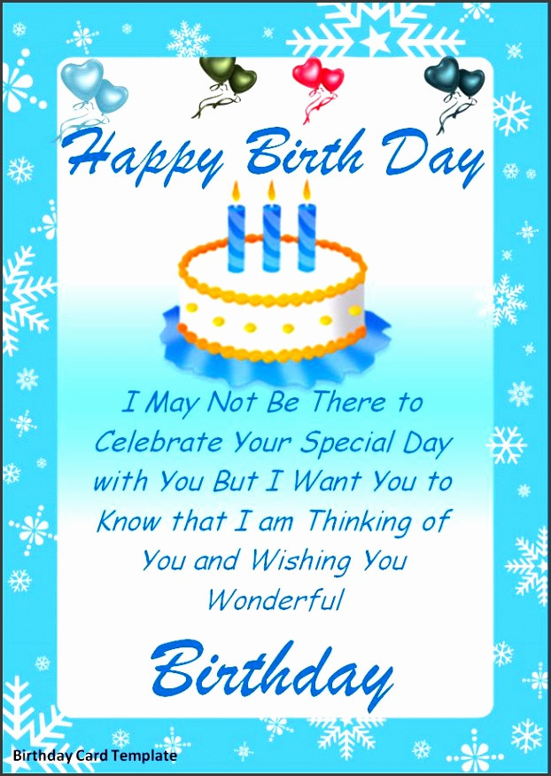 Word Birthday Card Template
 8 Microsoft Publisher Birthday Card Templates