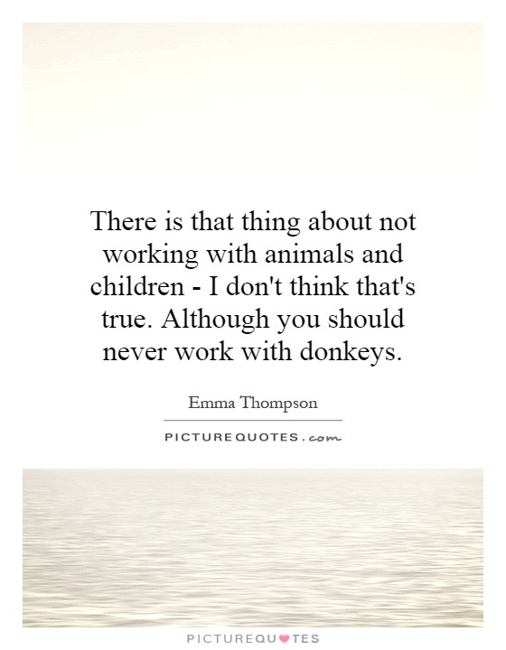 Working With Children Quotes
 Quotes About Working With Animals QuotesGram
