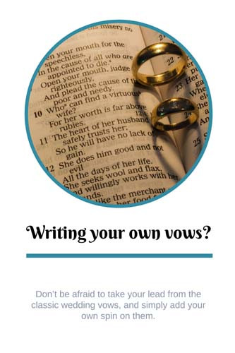 Writing Own Wedding Vows
 Tips For Writing Your Own Wedding Vows