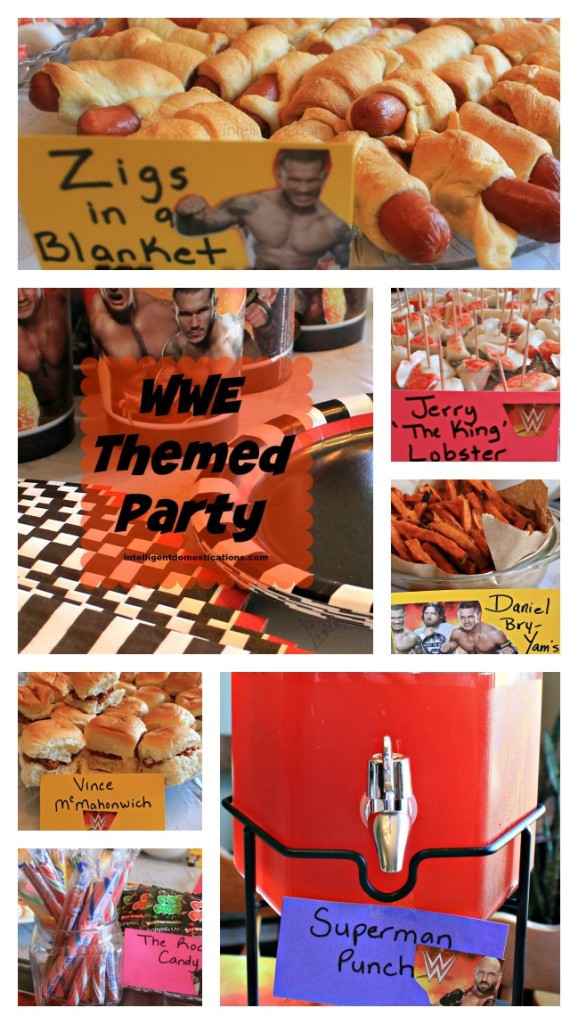 Wwe Party Food Ideas
 WWE Theme Party