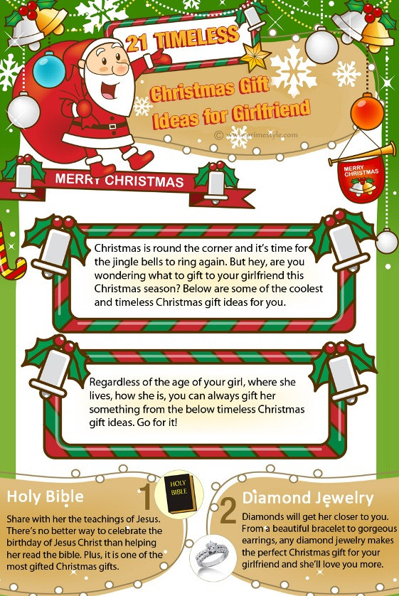 Xmas Gift Ideas For Girlfriend
 Top 5 Christmas Gift Ideas Infographics