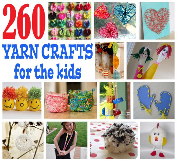 Yarn Crafts For Kids
 Yarn Crafts Easy Ways to Use Yarn Without Knitting or