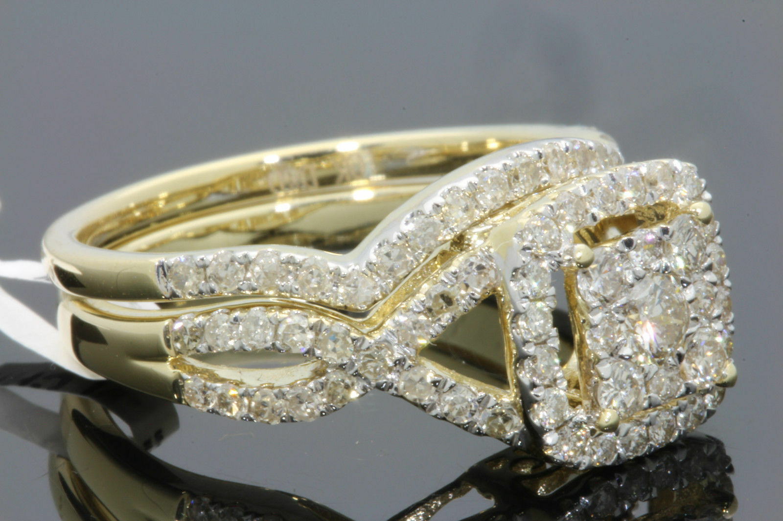 Yellow Diamond Wedding Ring
 10K YELLOW GOLD 1 25 CARAT WOMENS REAL DIAMOND ENGAGEMENT