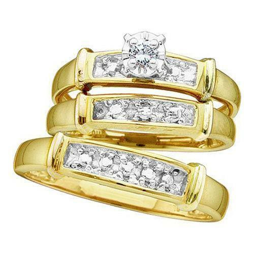 Yellow Gold Wedding Ring Sets
 Yellow Gold Wedding Ring Sets