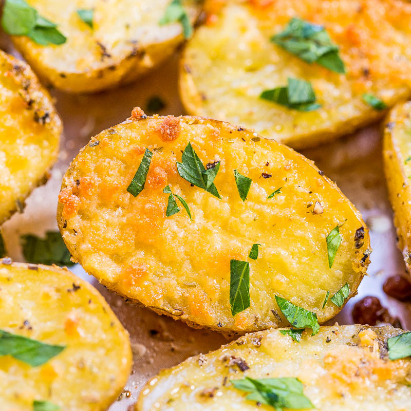Yellow Potato Recipes
 Herb Roasted Potatoes with Parmesan Averie Cooks