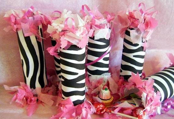 Zebra Decorations For Birthday Party
 Items similar to Birthday Party Favors Mini Pinata tubes