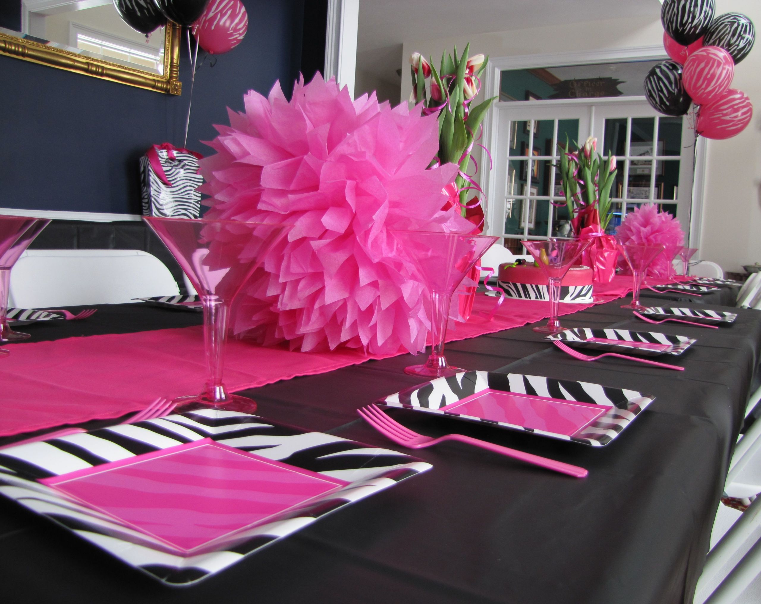 Zebra Decorations For Birthday Party
 Zebra Print Party Supplies and Decorations