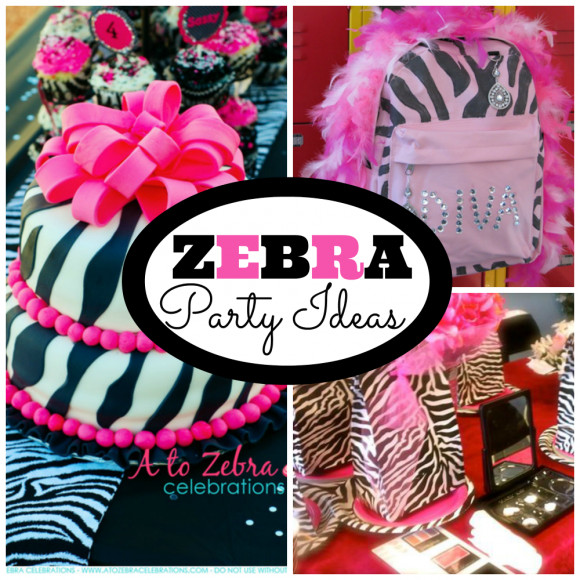 Zebra Decorations For Birthday Party
 Zebra Patterned Parties Bug Party Ideas and Lovely Fall