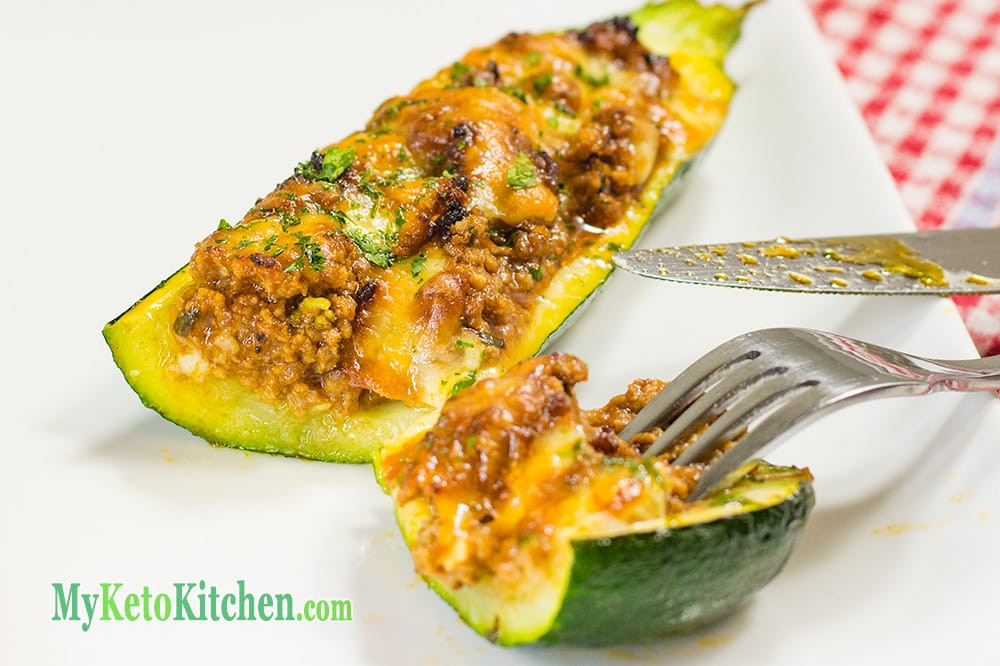 Zucchini Boats Keto
 Keto Zucchini Boats Stuffed With Bolognese DRIPPING with