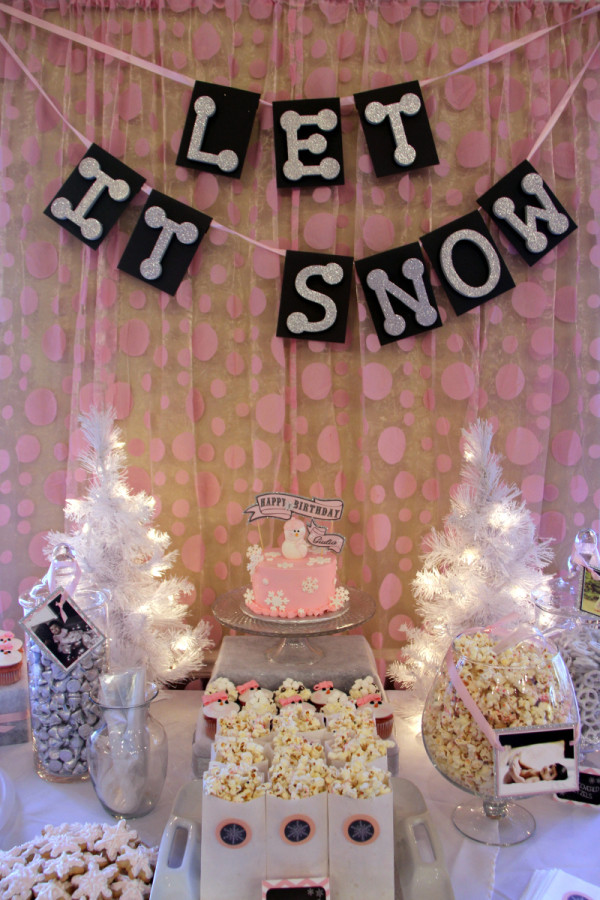 13 Year Old Birthday Party Ideas In The Winter
 Pink Winter ederland Birthday Birthday Party Ideas