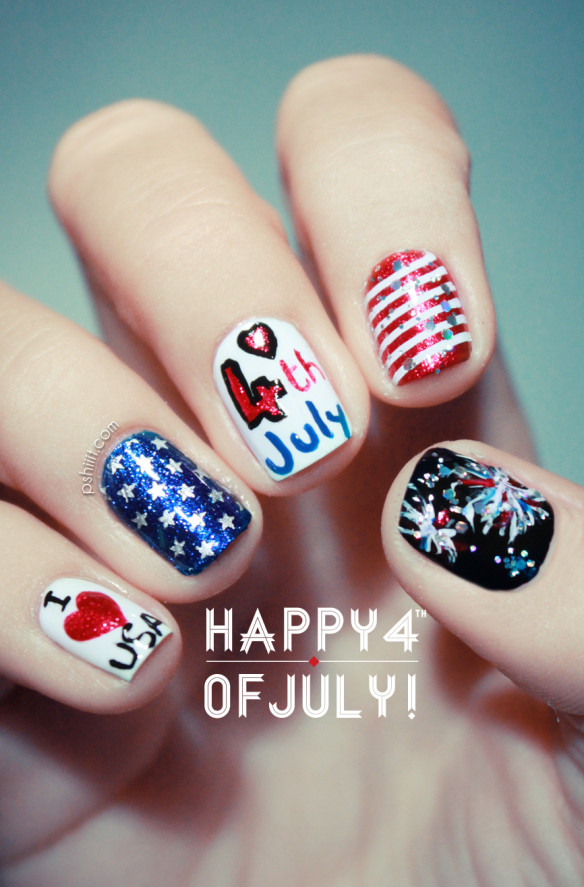 4th Of July Manicure Ideas
 Fourth July Nail Designs Pccala