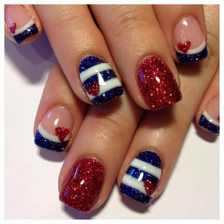 4th Of July Manicure Ideas
 Nail Designs Fourth of July Nail Designs