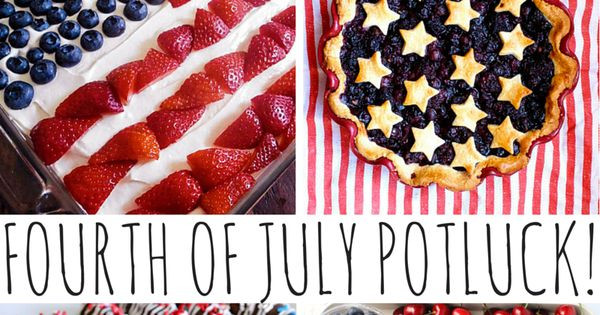 4th Of July Potluck Ideas
 Fourth of July Potluck Recipes