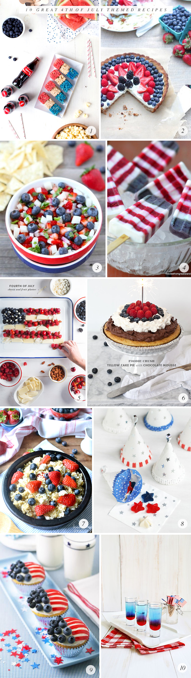 4th Of July Themed Food
 Bubby and Bean Living Creatively 10 Great 4th of July
