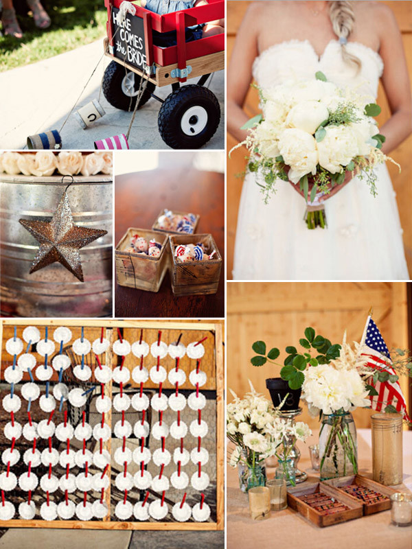 4th Of July Wedding Ideas
 Fourth July Inspired Holiday Wedding Ideas And Supplies