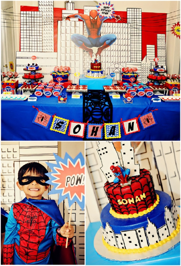 5 Year Old Boy Birthday Party Ideas Winter
 TUDO PRA SUA FESTA Festa infantil tema Homem Aranha