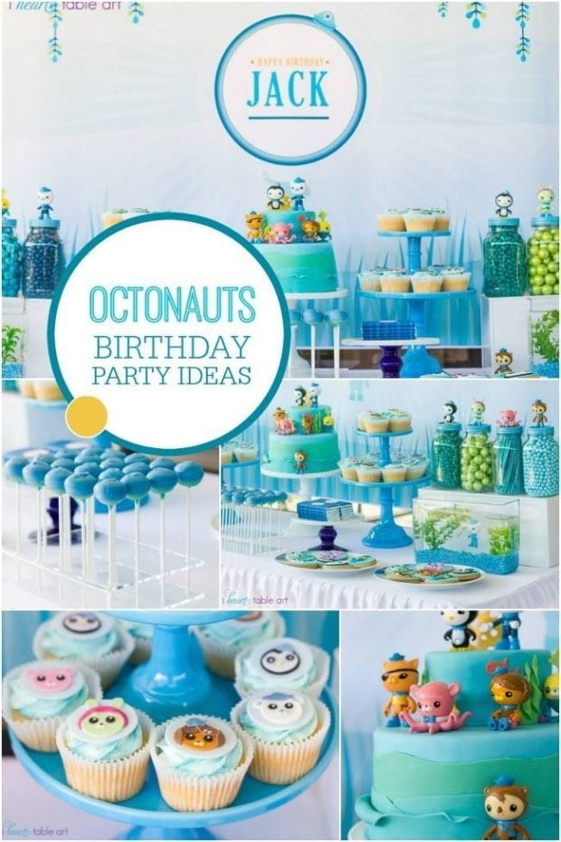 5 Year Old Boy Birthday Party Ideas Winter
 A Boy s Octonauts Inspired 3rd Birthday Party