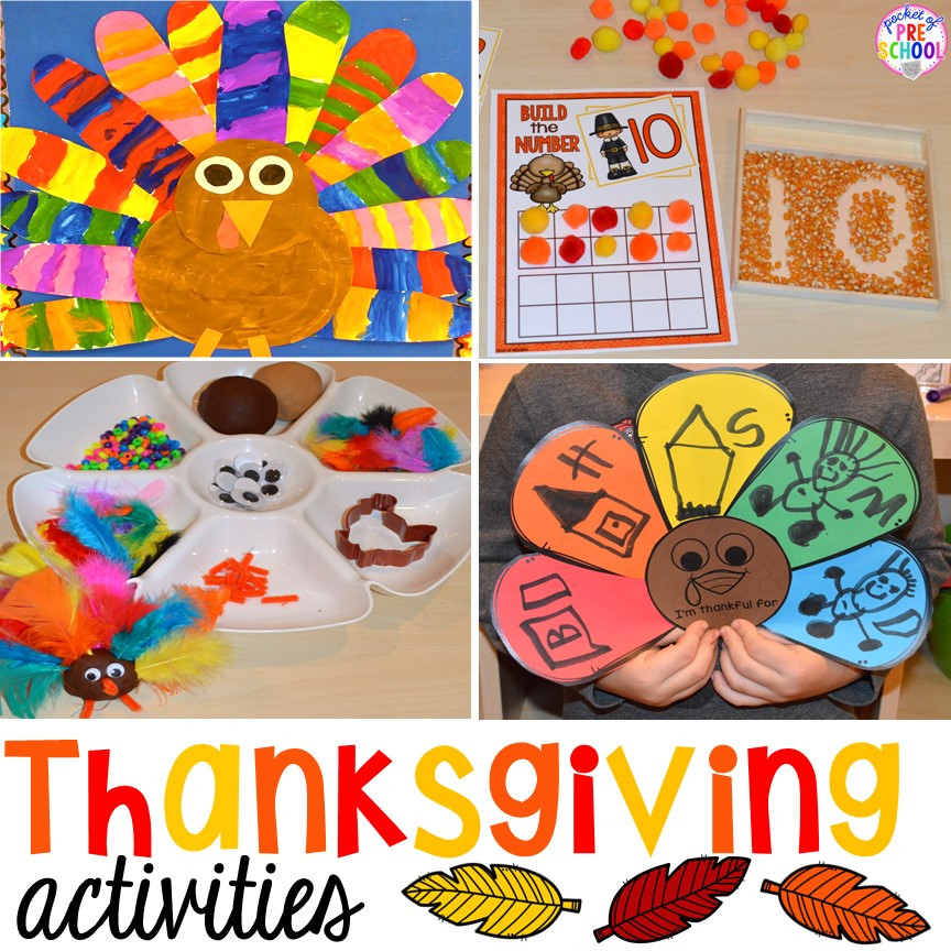 Activities For Thanksgiving
 Thanksgiving Books for Little Learners Pocket of Preschool