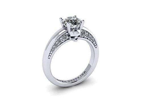 Amazon Wedding Rings
 Amazon Skull Engagement Ring made in 14k White Gold