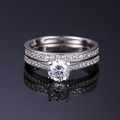 Amazon Wedding Rings
 Jewelrypalace Women s 1ct Cubic Zirconia Anniversary