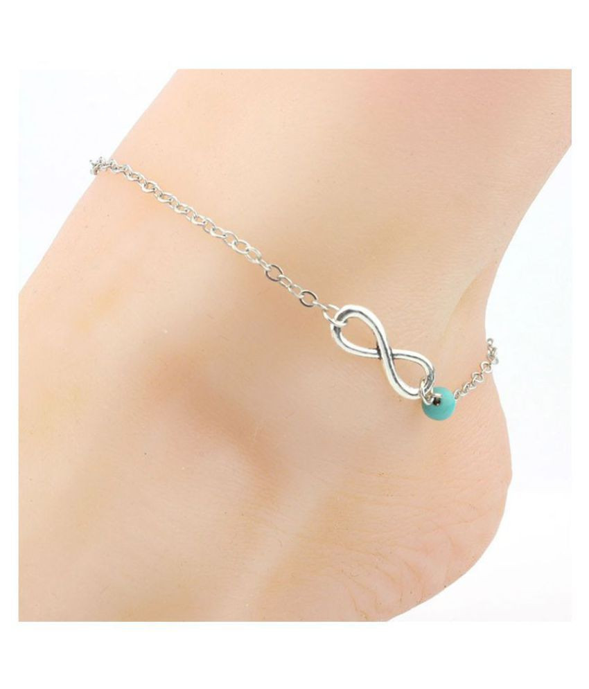 Anklet Infinity
 Silver Infinity Anklet for Women Buy Silver Infinity