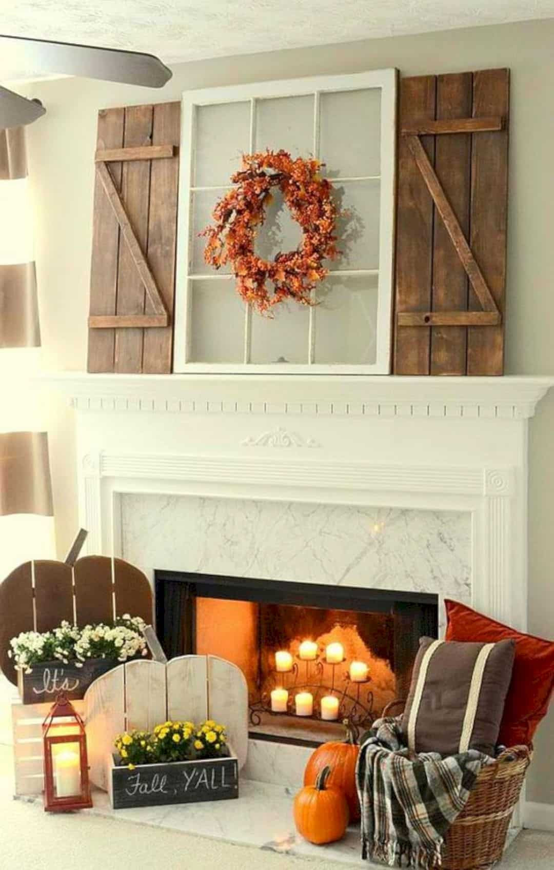 At Home Fall Decor
 21 Awesome DIY Home Decor for Fall