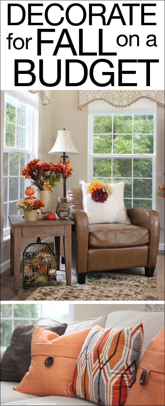 At Home Fall Decor
 Fall Decorating on a Bud How to Nest for Less™