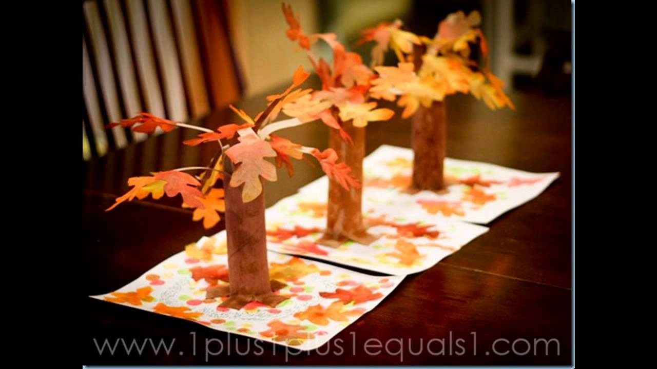 Autumn Arts And Crafts
 Easy DIY fall craft ideas for preschoolers
