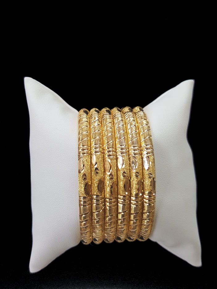 Bangle Bracelets Sets
 21k gold bangle set 9209 – Alquds Jewelry