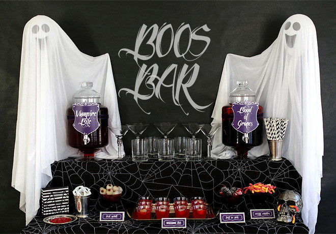 Bar Halloween Party
 Halloween "Boos" Bar Evite