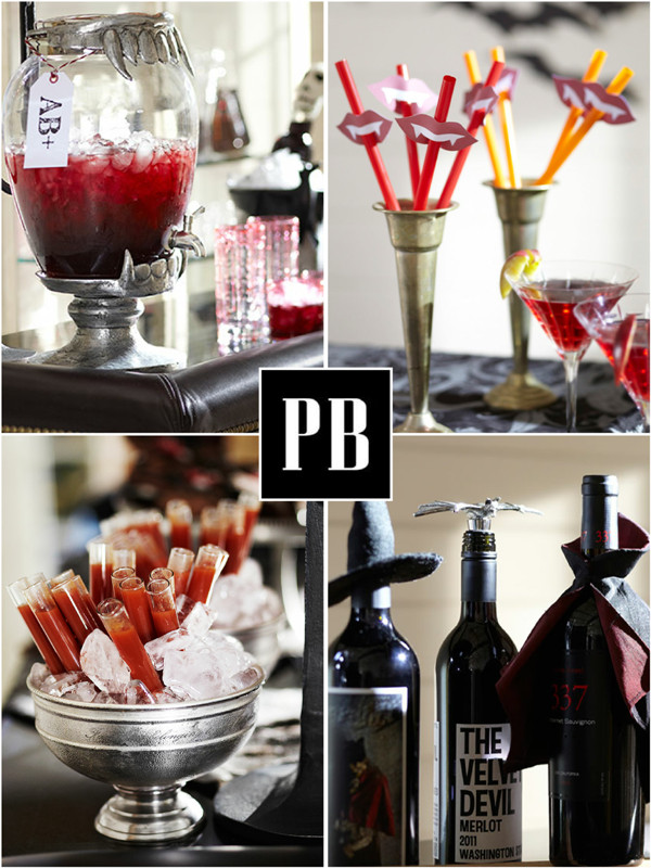 Bar Halloween Party
 Halloween Vampire Inspired Blood Bar Party Party Ideas