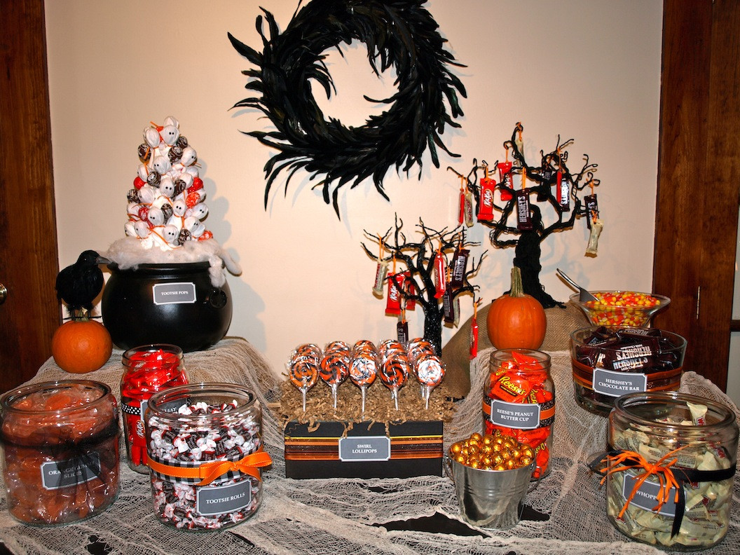 Bar Halloween Party
 a party style halloween candy bar