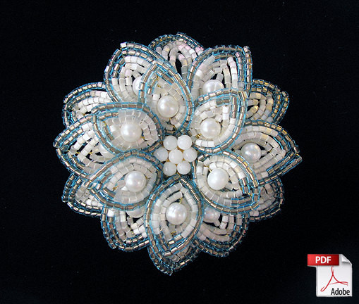 Beaded Brooches
 Items similar to French Beaded Brooch Tutorial on Etsy