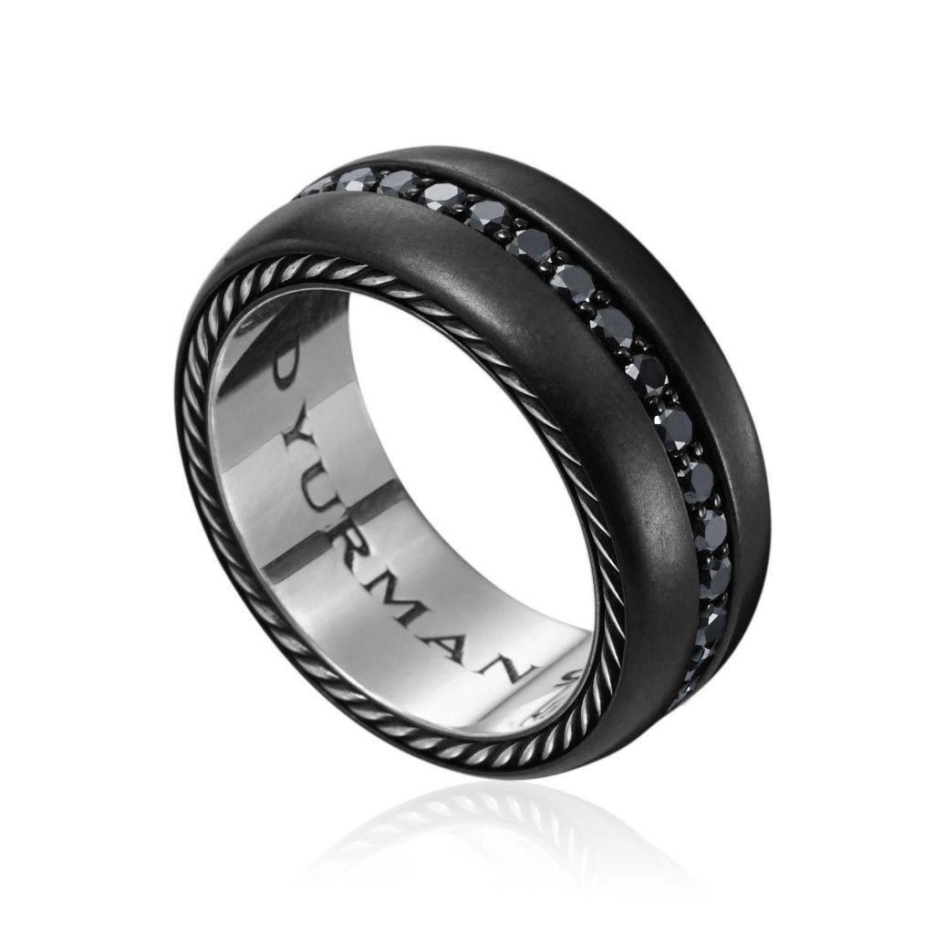 Black Wedding Rings For Men
 titanium black wedding rings with diamonds for men